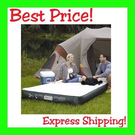 QUEEN AIR MATTRESS CAMPING COT TENT CAMP BED INFLATABLE